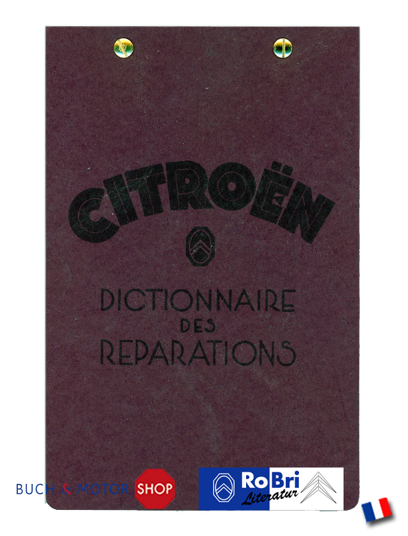 Citroën 10 HP Dictionnaire des Réparations